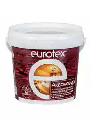 Защитно-декоративное покрытие для дерева Eurotex Аквалазурь, полуглянцевое, 0,9 кг, олива