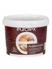 Защитно-декоративное покрытие для дерева Eurotex Аквалазурь, полуглянцевое, 2,5 кг, ваниль