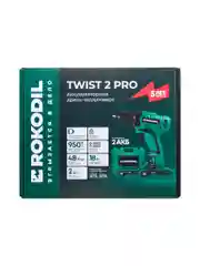 Rokodil дрель-шуруповерт Twist 2 Pro (2 АКБ)