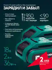 Rokodil дрель-шуруповерт Twist 2 Pro Impact (2 АКБ)