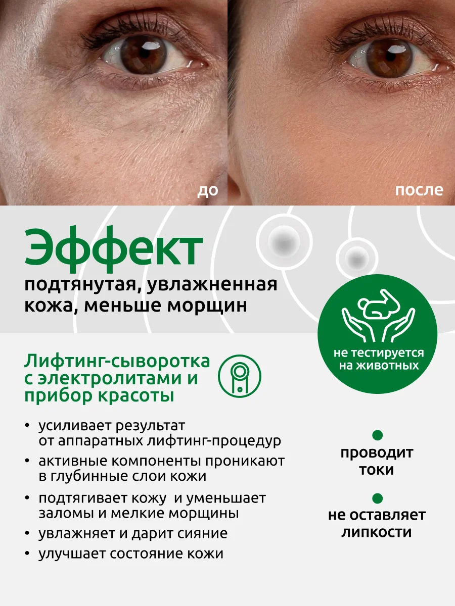 Лифтинг-сыворотка Readyskin Care Ionica с электролитами, 50 мл