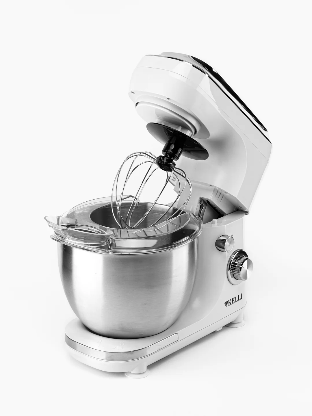 Миксер кухонный планетарный Kelli KL-5114, белый