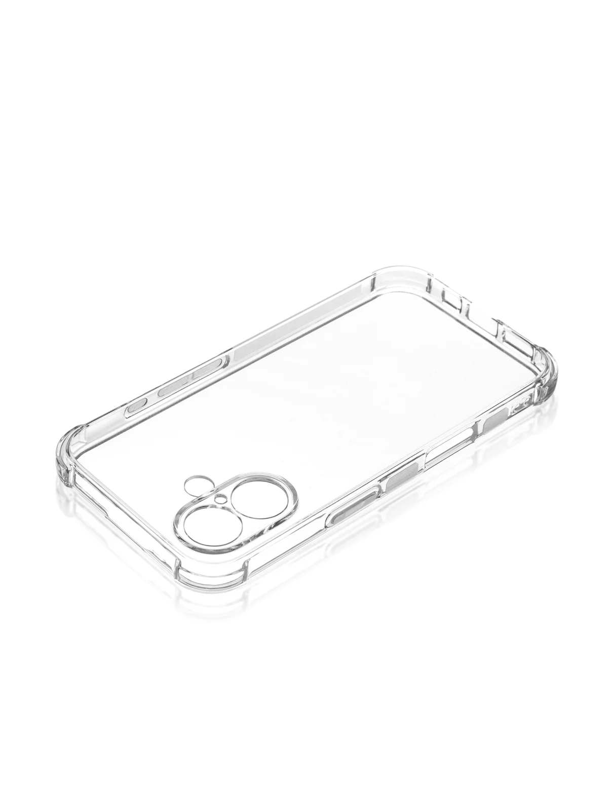 Прозрачный чехол для Apple iPhone 16 противоударный силиконовый Rosco прозрачный с усиленными углами