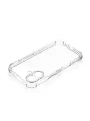 Прозрачный чехол для Apple iPhone 16 противоударный силиконовый Rosco прозрачный с усиленными углами