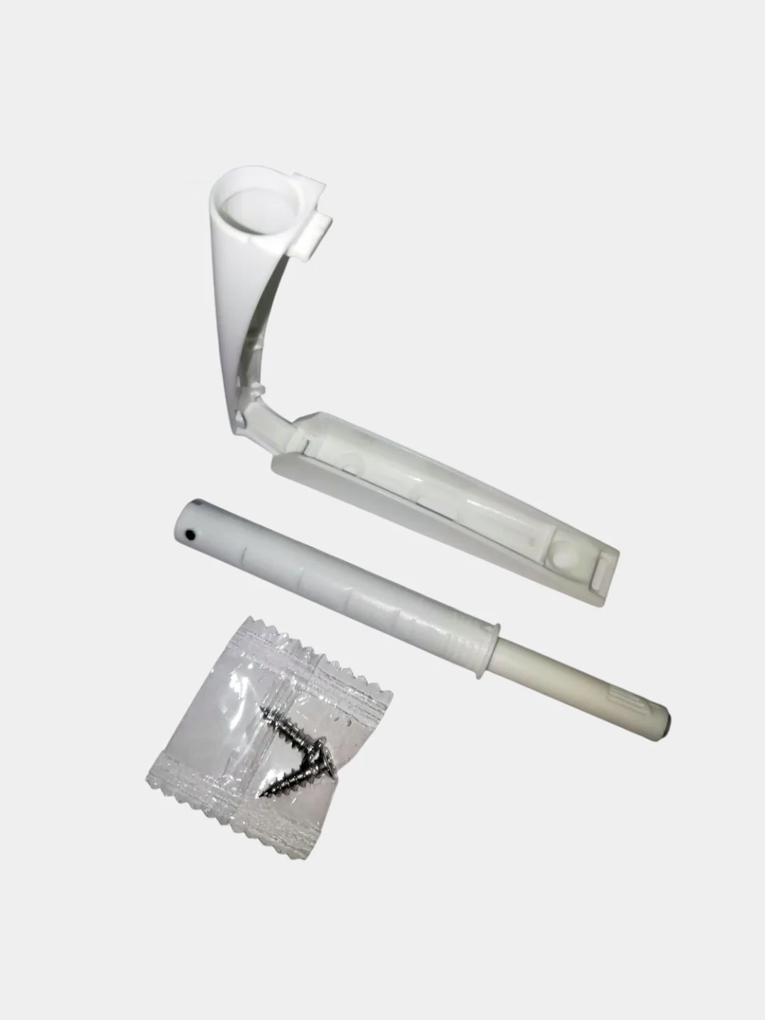 Белый толкатель мебельный push to open, регулируемый, 2 цвета