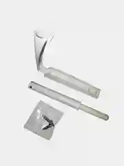Белый толкатель мебельный push to open, регулируемый, 2 цвета
