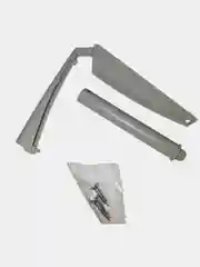 Серый толкатель мебельный push to open, регулируемый, 2 цвета