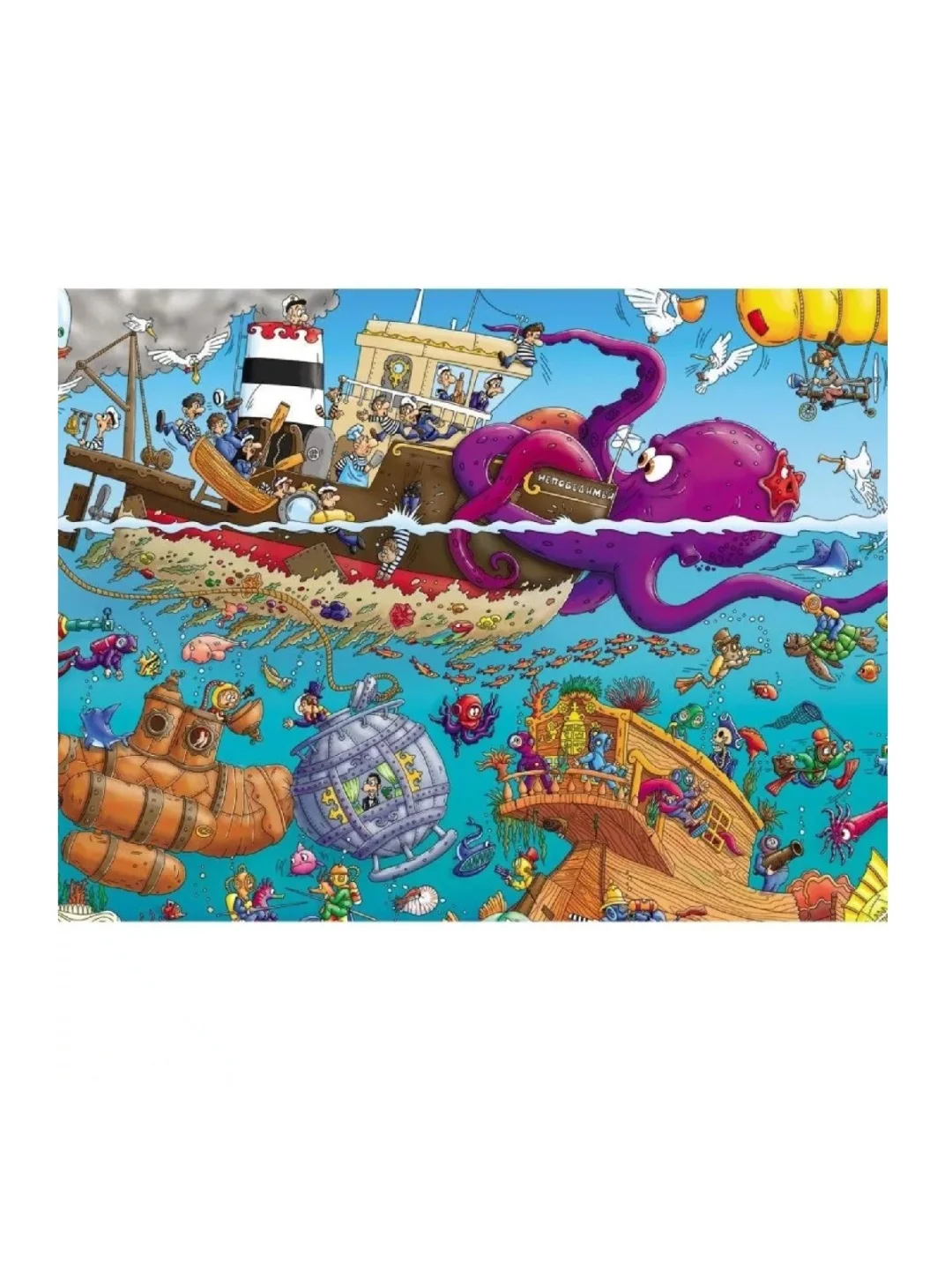 Пазл "На дне морском", 1500 элементов