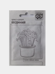 Семена Кресс-салат Весенний, Гавриш, белый пакет, 1,0г