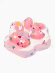 Розовый лапка сквиш , игрушка-антистресс, кошачья лапка, лапка котика