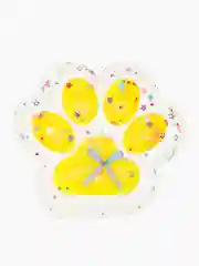 Желтый игрушки антистресс таба сквиш лапка Кошачья/лапа котика Большой размер,Мега лапа