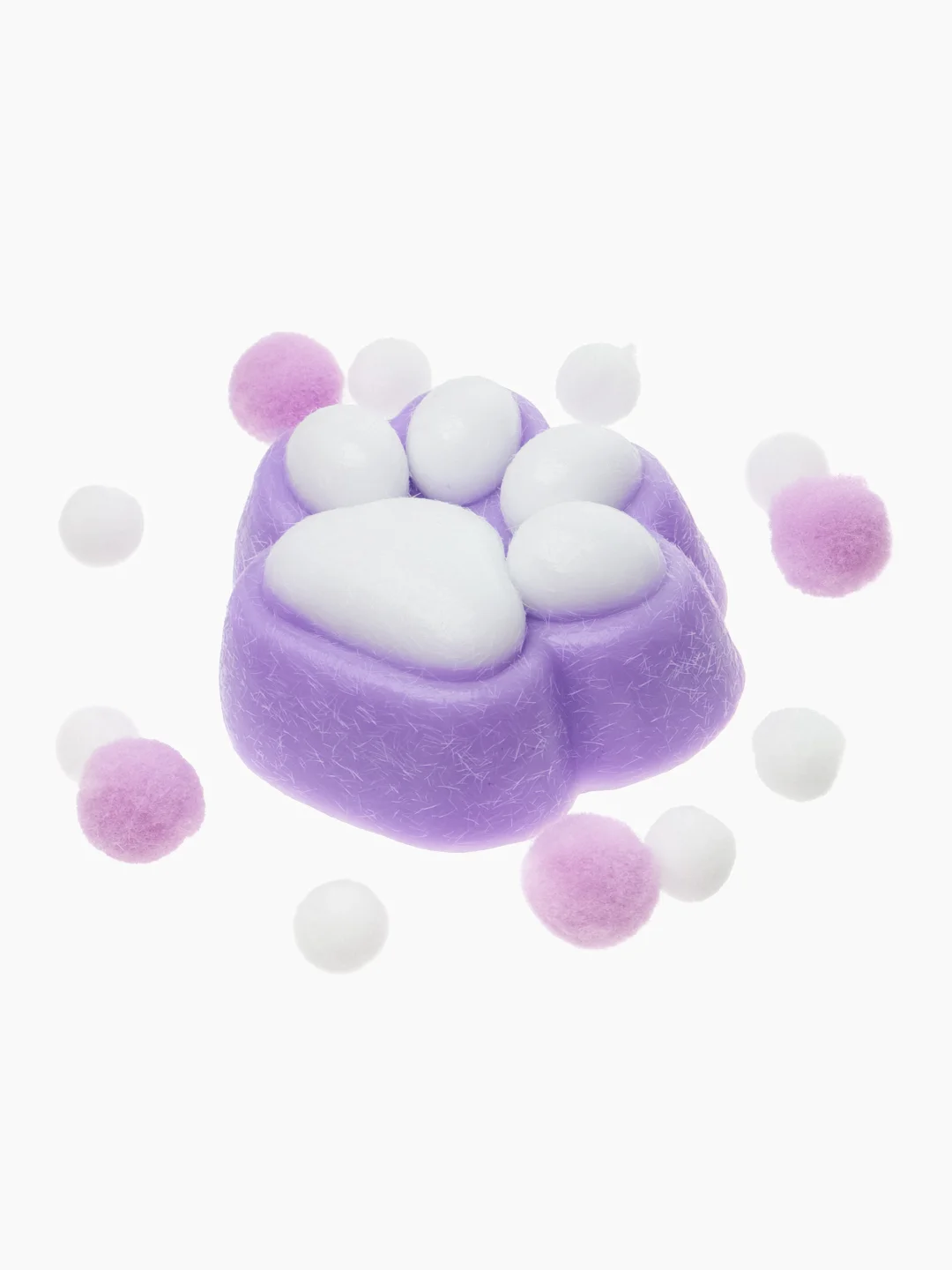 Аметистовый сквиш кошачья лапка, игрушка антистресс, таба лапа