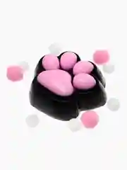 Черный сквиш кошачья лапка, игрушка антистресс, таба лапа