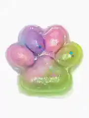Разноцветный большая сквиш жмялка/ Гигантская лапка антистресс / Новогодняя лапка