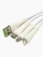 Кабель для зарядки / кабель зарядный андроид/ кабель для iPhone/ кабель для телефона 3 в 1