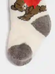 Слоновая кость носки детские шерстяные, вязанные, унисекс