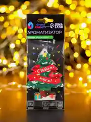 Бордовый ароматизатор воздуха для авто, картонный