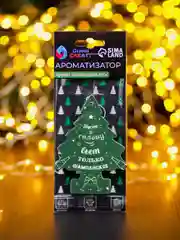Зеленый ароматизатор воздуха для авто, картонный