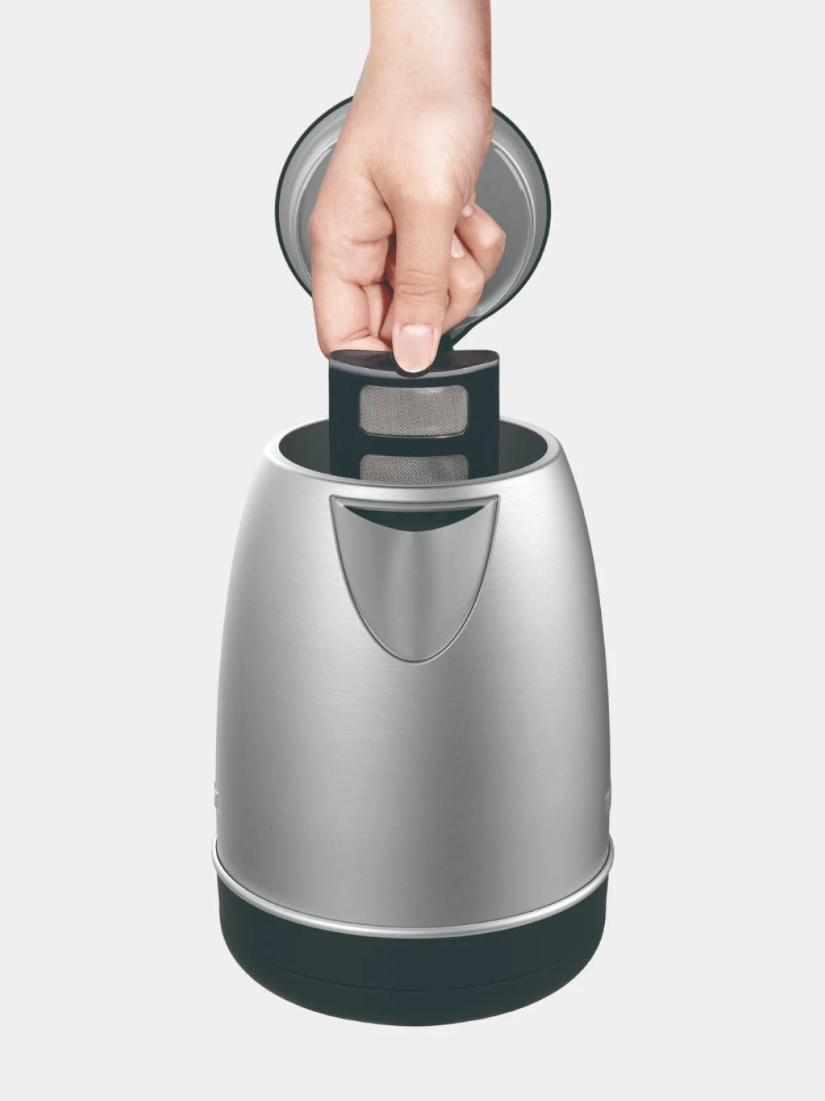Серебряный чайник электрический Tefal Element KI280D30, 1.7 л