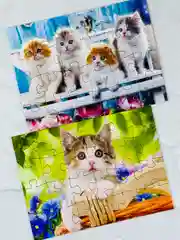Пазл для развития мелкой моторики мозаика 2 шт 24 детали котята котенок кошка кот кошечка