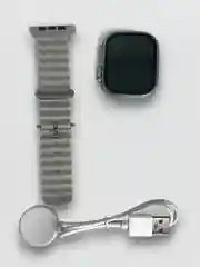 Бежевый умные часы ,  Smart Watch 10 ULTRA, с поддержкой звонков и смс, AMOLED дисплей