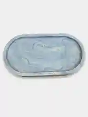 Голубой набор из гипса,мини ваза,декор для дома,подарок,шкатулка,поднос,для украшений и тд