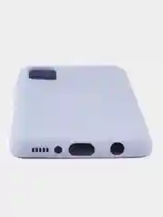Лавандовый силиконовый чехол для Samsung A41