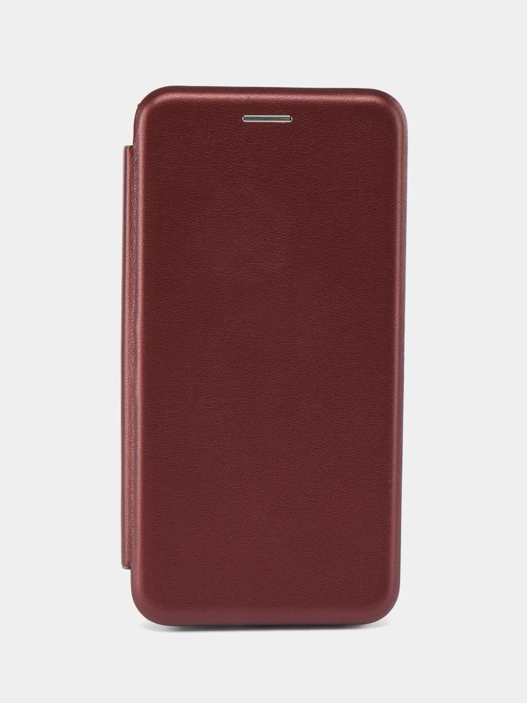 Бордовый чехол книжка с карточкой для Xiaomi redmi play