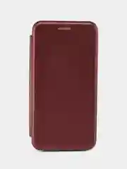 Бордовый чехол книжка с карточкой для Xiaomi redmi play