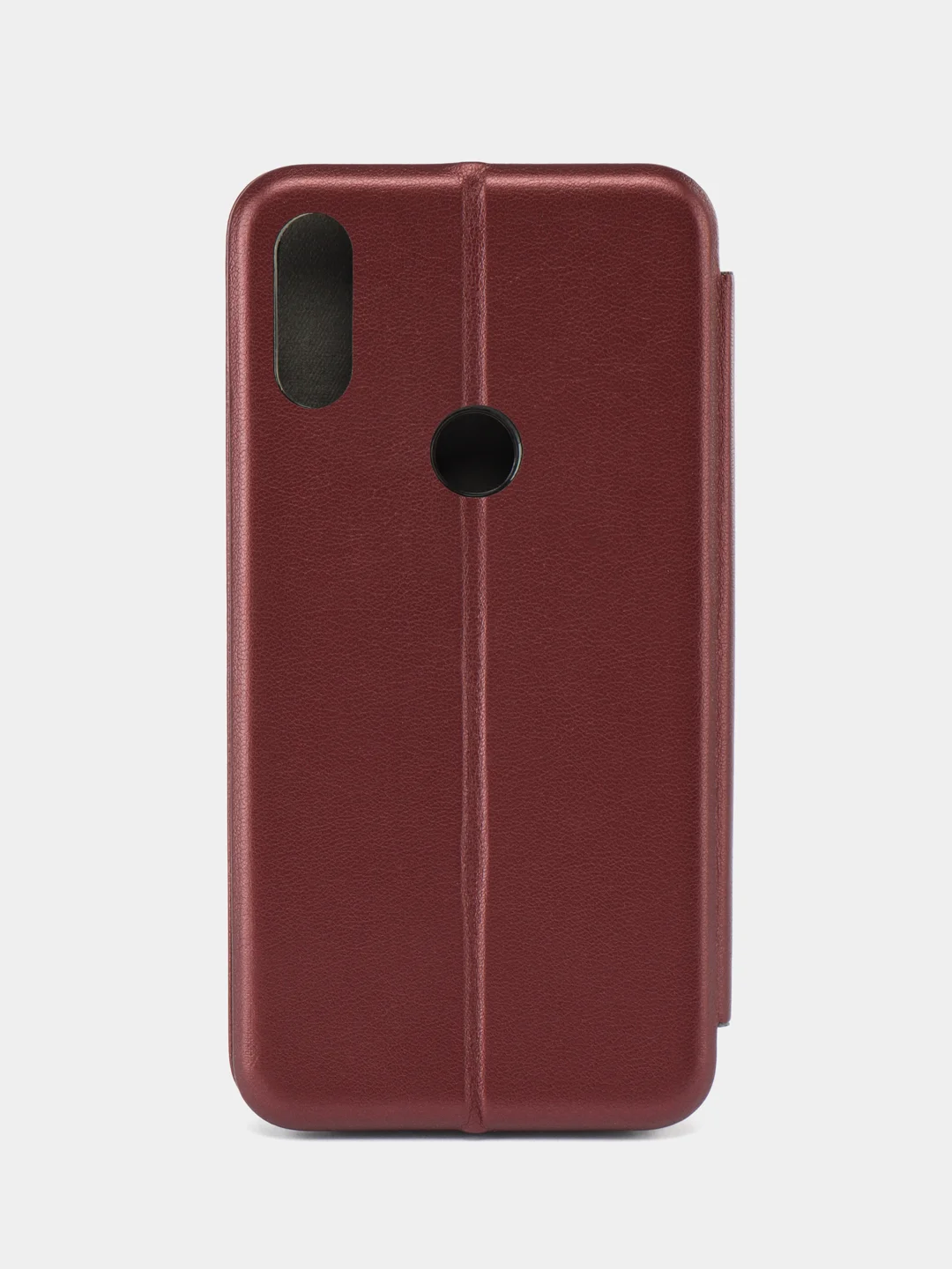 Бордовый чехол книжка с карточкой для Xiaomi redmi play
