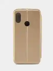 Золотой чехол книжка с карточкой для Xiaomi redmi play