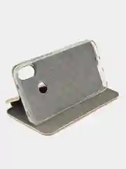Золотой чехол книжка с карточкой для Xiaomi redmi play