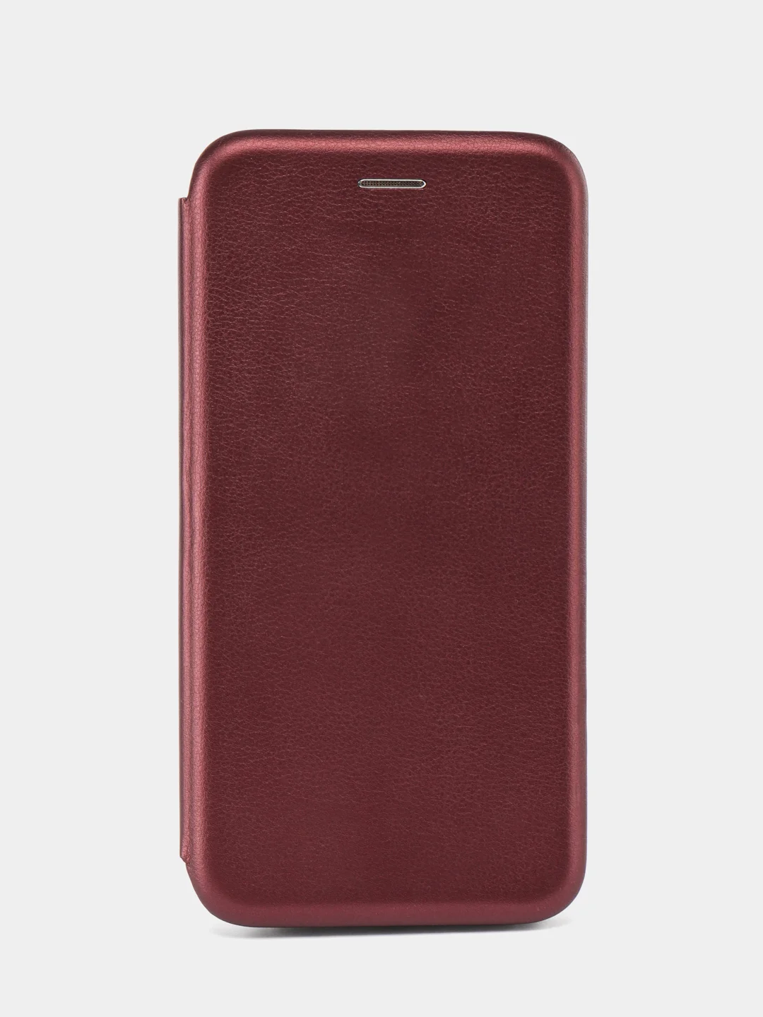 Багровый чехол книжка с карточкой для Xiaomi redmi 5 plus