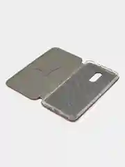 Багровый чехол книжка с карточкой для Xiaomi redmi 5 plus
