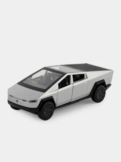 Машина "Tesla Cybertruck" 13,7 см, Технопарк, открываются передние двери и багажник,металл
