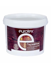 Акриловый герметик для дерева теплый шов Eurotex, 3 кг, орех