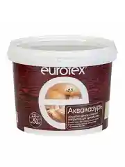 Защитно-декоративное покрытие для дерева Eurotex Аквалазурь, полуглянцевое, 2,5 кг, сосна