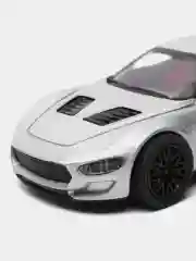 Серебряный металлическая коллекционная машинка Maserati