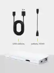 Белый игровая приставка Game Stick 64 GB беспроводная, 4k Ultra HD, со встроенными играми