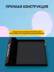 Черный подставка для хранения игровых дисков Sony Playstation, PS4, PS5, на 12 дисков