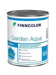 Эмаль акриловая Garden Aqua (Гарден Аква) FINNCOLOR, 0,9 л, белая (база А)