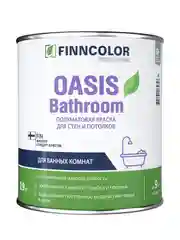 Краска для влажных помещений Oasis Bathroom (Оазис Басрум) FINNCOLOR 0,9л белый (база А)