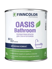Краска для влажных помещений Oasis Bathroom (Оазис Басрум) FINNCOLOR 0,9л (база С)