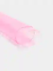 Розовый футляр для зубной щетки дорожный 19х2,5 см