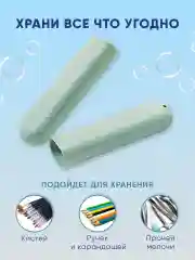 Бирюзовый футляр для зубной щетки