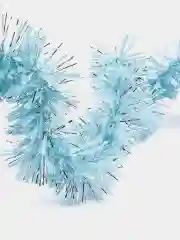 Голубой мишура новогодняя, 200 см