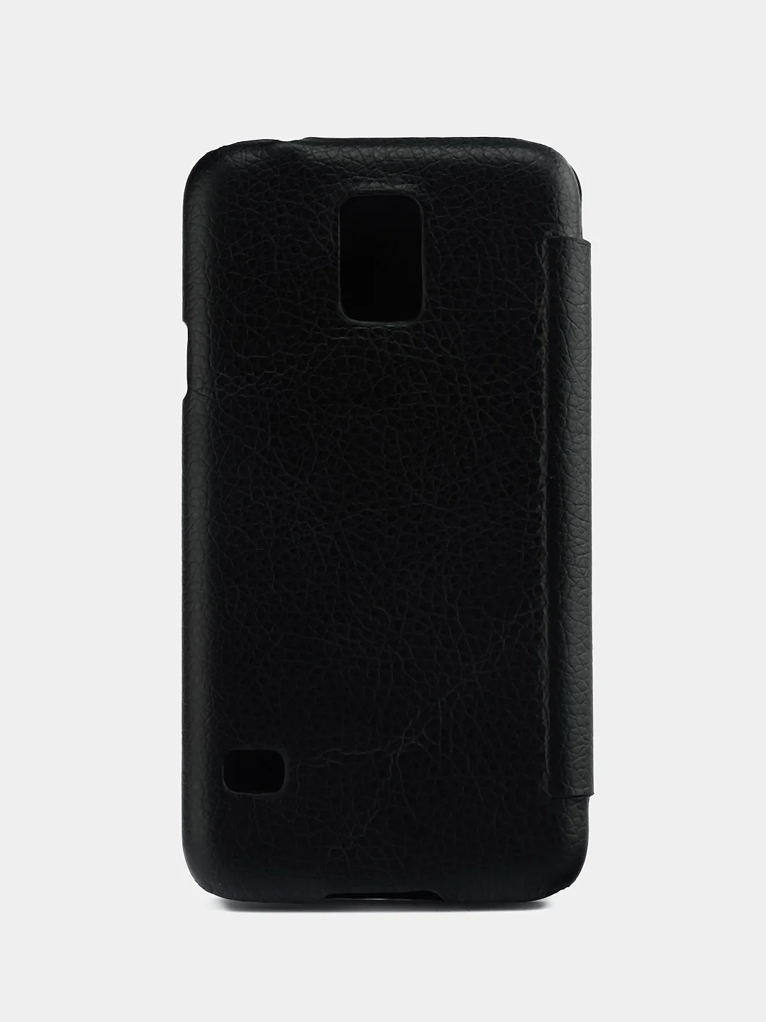 Черный чехол-книжка для Samsung Galaxy S5, i9600 полная защита с визитницей, отделом для карточки
