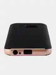 Ледяной чехол силиконовый для Samsung Galaxy A3 2017 накладка бампер черный карбоновый