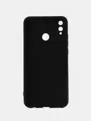 Фиолетовый чехол силиконовый для Honor 10 Lite, 10X Lite, 8X, Y5 2018, 7A, 7S, 3D принт и микрофибра