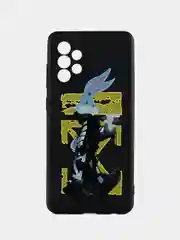 Желтый чехол силиконовый для Honor Samsung A02, A02S, A12, A52 4G, A72 4G, M31, цветной 3D принт